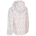 White - Back - Trespass Childrens Girls Hopeful Waterproof Jacket