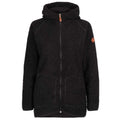 Black - Front - Trespass Womens-Ladies Hushed Fleece Jacket