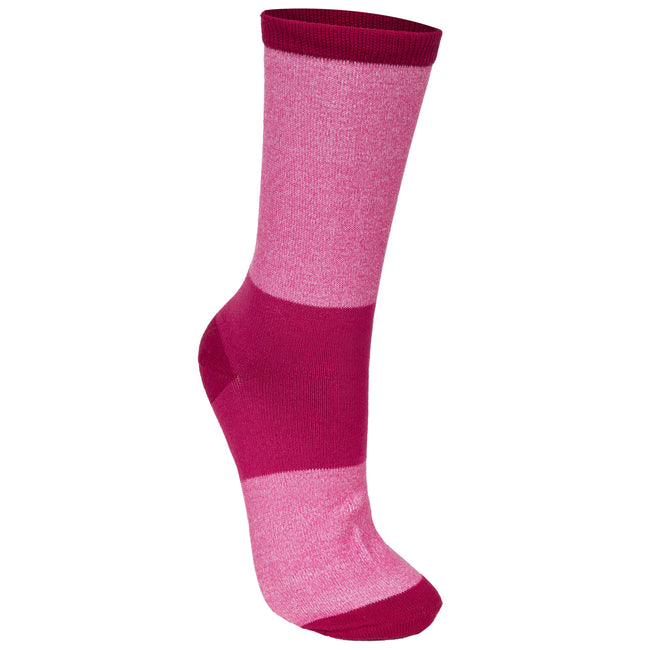Cerise - Front - Trespass Womens-Ladies Cool C-Max Liner Socks