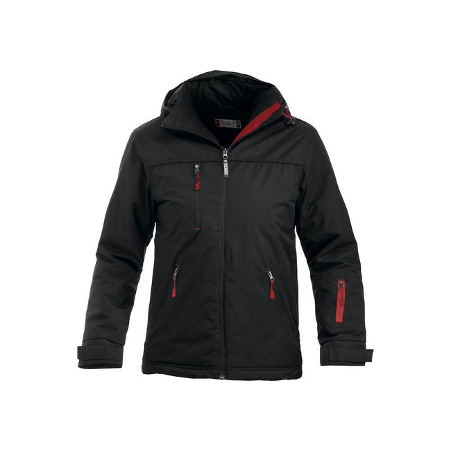 Black - Front - Clique Mens Morris Padded Jacket