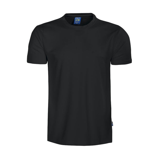 Black - Front - Projob Mens Active T-Shirt