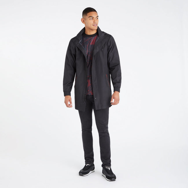 Black - Pack Shot - Umbro Mens Navigation England Rugby Jacket