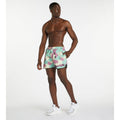 Cassis-Soft Yellow-Aqua Mint - Pack Shot - Umbro Mens Expression Swim Shorts