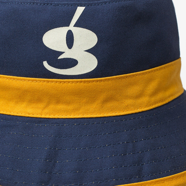 Patriot Blue-Spicy Mustard - Side - Umbro Gio Goi Reversible Bucket Hat