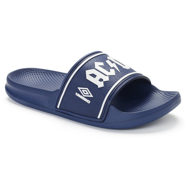 Patriot Blue-White - Front - Umbro Mens AC-DC Sliders