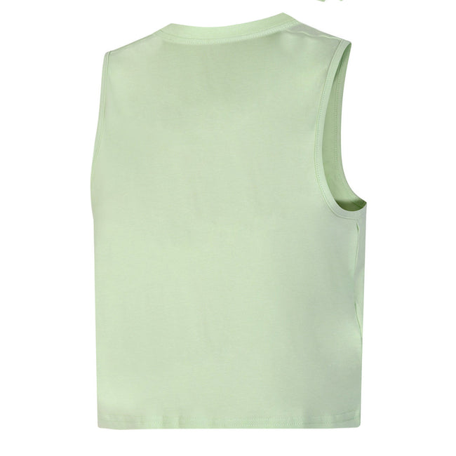 Seafoam-White - Back - Umbro Womens-Ladies Racerback Tank Top