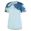 Blue Glow-Brilliant White - Front - Umbro Womens-Ladies Pro Training T-Shirt