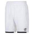 White-Black - Front - Umbro Childrens-Kids Premier Shorts