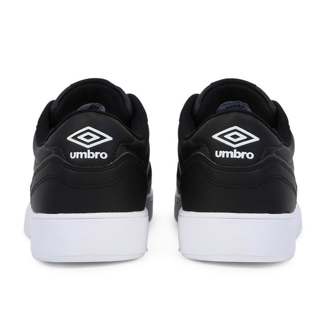 Black-White - Back - Umbro Mens Cupsole Sneakers