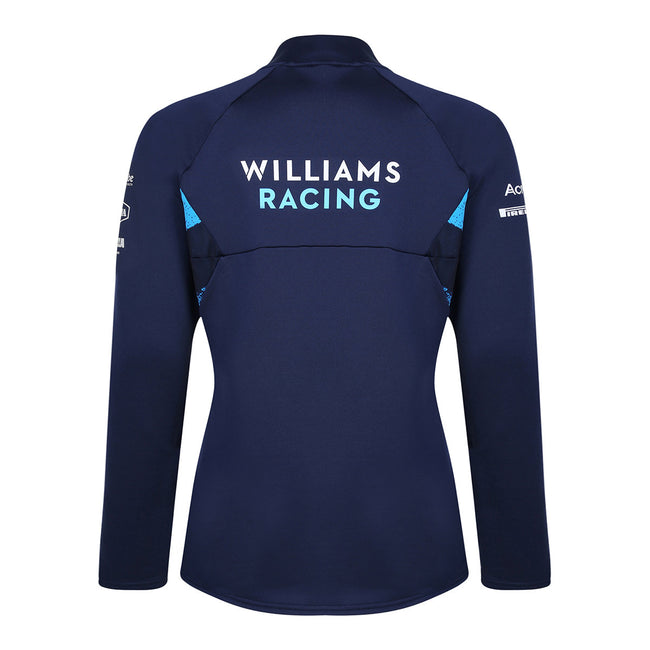 Peacoat-Diva Blue - Back - Williams Racing Womens-Ladies ´22 Umbro Racing Midlayer