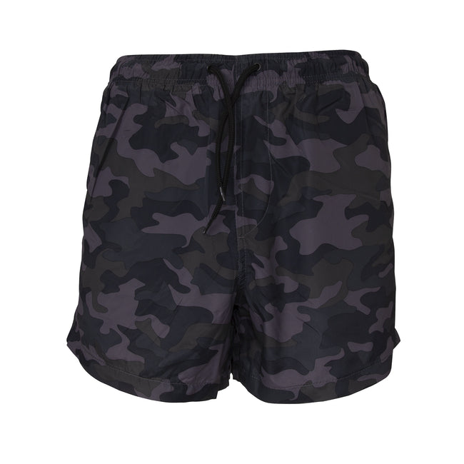 Camo - Front - Brave Soul Mens Camo Swimming Trunks