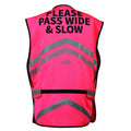 Hi Vis Pink - Side - Weatherbeeta Childrens-Kids Reflective Vest